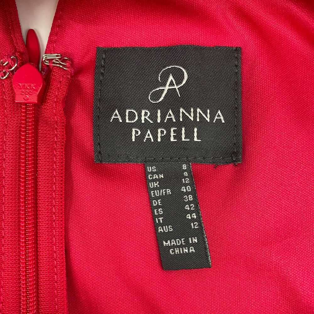 Adrianna Papell Pink Layered Sleeveless Jumpsuit | Size 8 Regular - Picture 3 of 8